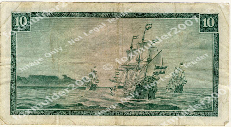 R10 , G. Rissik, 2nd series, E/A, Ten Rand note, 1966,no reserve