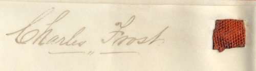 1874 Vellum Indenture with Seals and Stamp, Hand Written, Mortgage Transfer