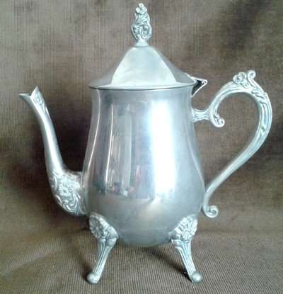 1900's Silver Plate 5 piece Tea and Coffee Set Including Tray