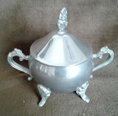 1900's Silver Plate 5 piece Tea and Coffee Set Including Tray