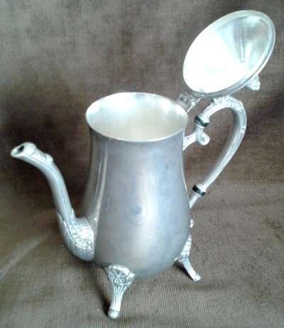 1900's Silver Plate 5 piece Tea and Coffee Set Including Tray