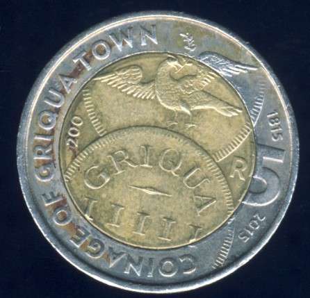 2015 Griqua R5 Coin, No Reserve
