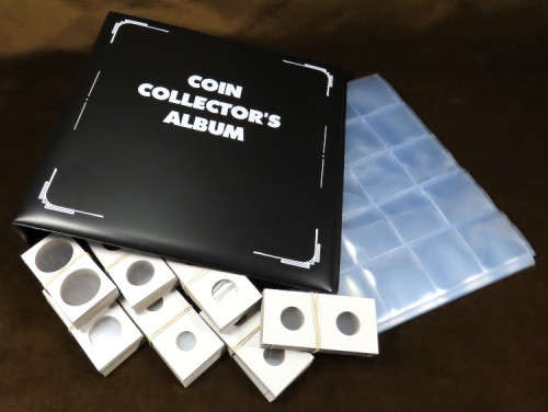 Coin and Banknote Collector`s Starter Kit, No PVC