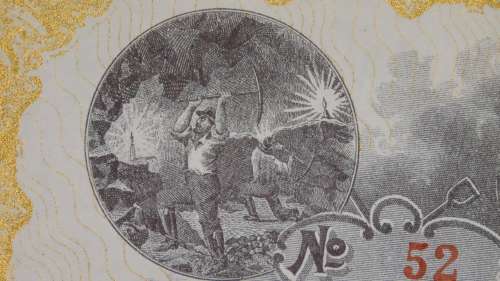 Leonard Mine Extention, Stock Certificate, Unissued