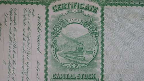 Leonard Mine Extention, Stock Certificate, Unissued