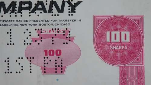 Penn Central Company, Stock Certificate, 1970, 100 Shares