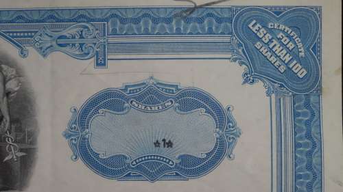 Erie Railroad Company, Stock Certificate, 1952, 1 Preferred Share