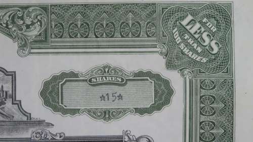 Curtiss Wright Corporation, Stock Certificate, 1950, 15 Shares
