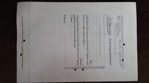 Pennsylvania Railroad Company, Stock Certificate, 1965, 50 Shares