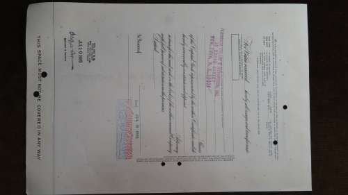 Pennsylvania Railroad Company, Stock Certificate, 1965, 25 Shares