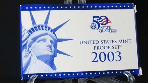 USA , 2003 Complete Proof Coin Set, Including Statehood Quarters, 10 coin Set