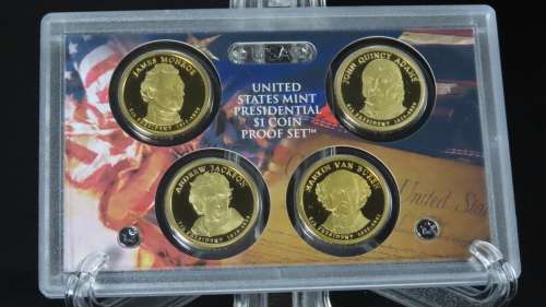 USA , 2008 Complete Proof set, Including Statehood Quarters + Presidential Dollars, 14 coin Set