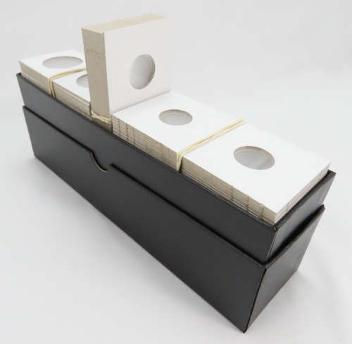 7 x Coin Flip Bundle With Coin Storage Box, Basic Coin Collector Starter Kit