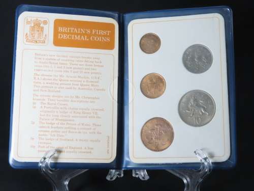 Great Britain First Decimal Coins, 1971Uncirculated Set