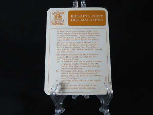 Great Britain First Decimal Coins, 1971Uncirculated Set