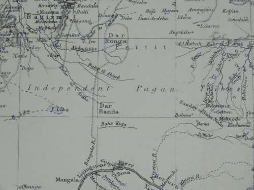 1882 Map of Africa, Great condition, Original Blackie Map