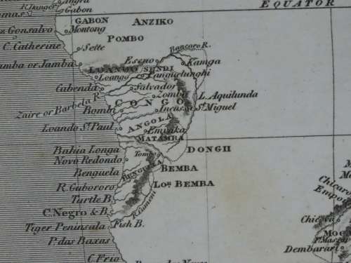 1809 Map of Africa, Great Condition, Original Russel / Stratford Map