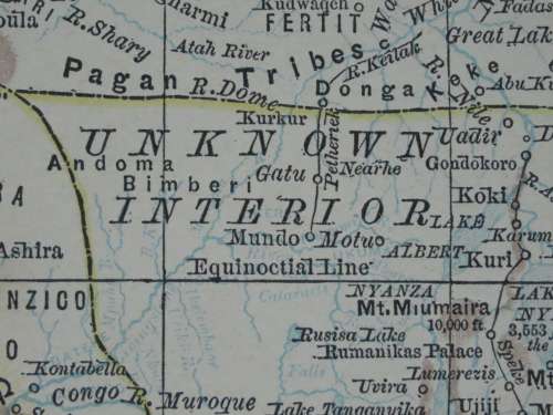 1880 Map of South Africa, Excellent Condition, Original Map Major Railways