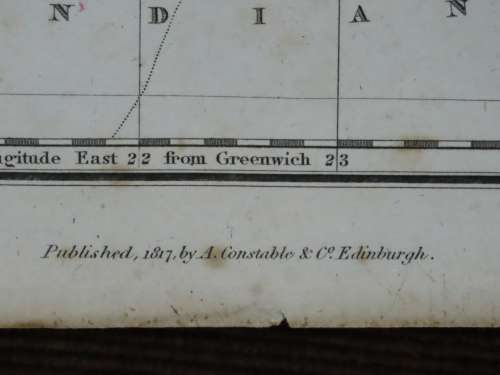 1817 Map of Cape of Good Hope, Very Good Condition, Original Arrowsmith Map
