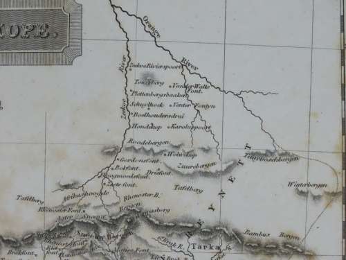 1817 Map of Cape of Good Hope, Very Good Condition, Original Arrowsmith Map