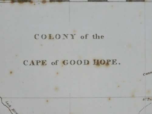 1801 Map of Cape of Good Hope Colony, Good Condition, Original Arrowsmith Map