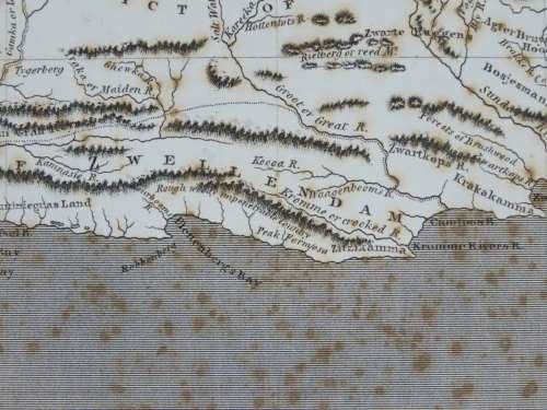 1801 Map of Cape of Good Hope Colony, Good Condition, Original Arrowsmith Map