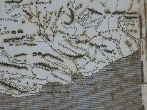 1801 Map of Cape of Good Hope Colony, Good Condition, Original Arrowsmith Map