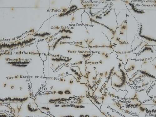 1801 Map of Cape of Good Hope Colony, Good Condition, Original Arrowsmith Map