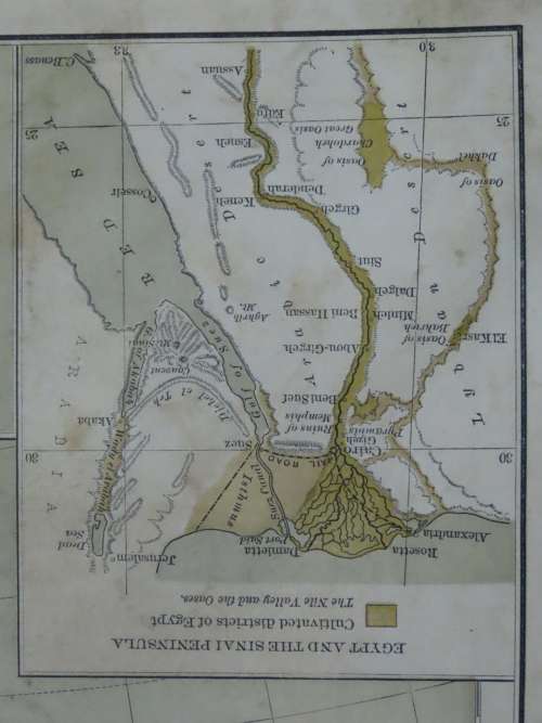 1875 Map of Africa, Great Condition, Original Steinwehr Map