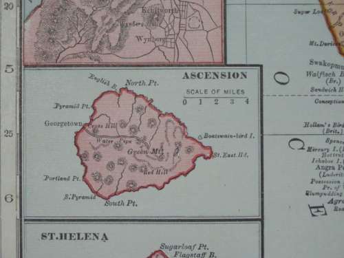 1912 Map of Southern Africa, Excellent Condition, Original Hammond`s Map