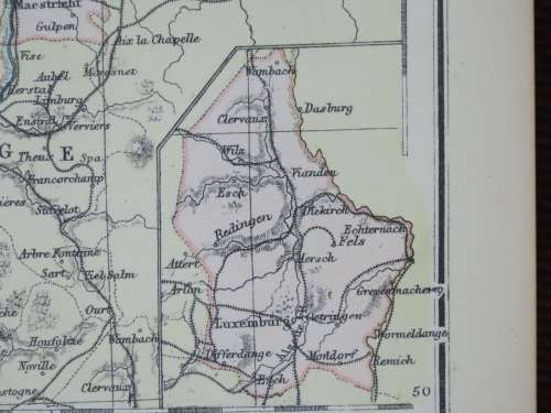 1892 Map of Holland, Excellent condition, Original Chambers Map