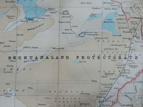 1922 Map of South Africa - Excellent Condition, Original Bartholomew Map