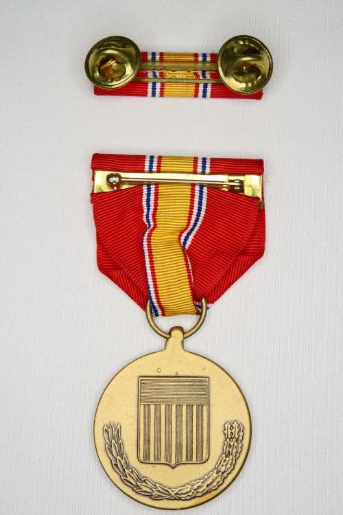National Defense Service Medal, in original box with Ribbon and Bar, USA