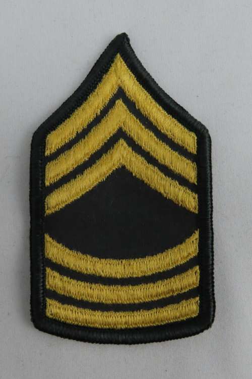 United States Army Master Sergeant Rank Insignia Patch E8