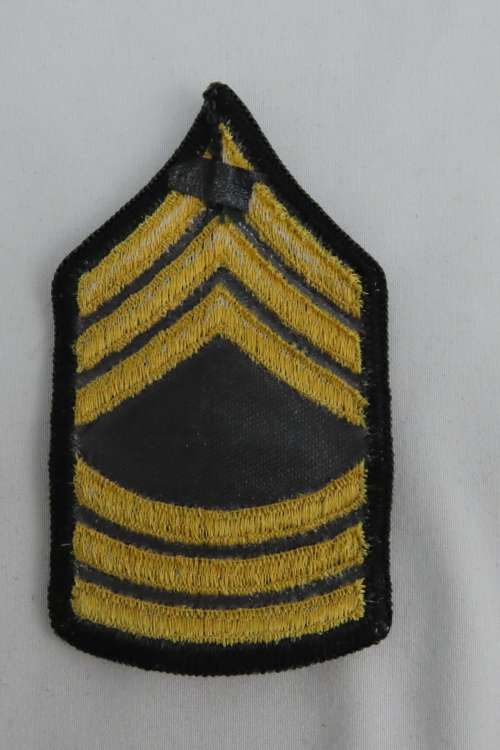 United States Army Master Sergeant Rank Insignia Patch E8