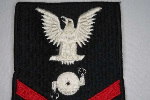 United States Navy Petty Officer 1st Class Rank Insignia Patch E6, PO1 Boiler Technician
