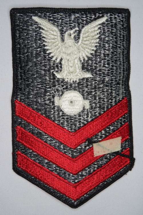 United States Navy Petty Officer 1st Class Rank Insignia Patch E6, PO1 Boiler Technician