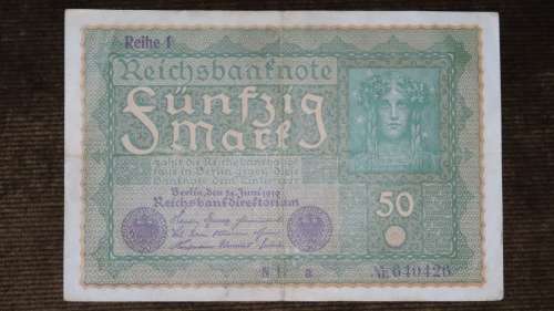 Germany - 50 Mark, 1919, p66 , Series 1