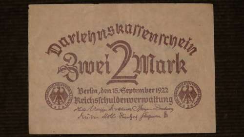 Germany - 2 Mark, 1922 , p62