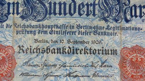 Germany - 2 x 100 Mark Banknote Set 1909 and 1910 Issues