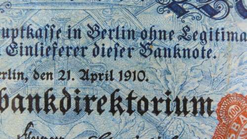 Germany - 2 x 100 Mark Banknote Set 1909 and 1910 Issues