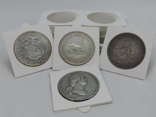 39.5 mm Self Adhesive Coin Holders, 20 x Hartberger Coin Flips, No PVC