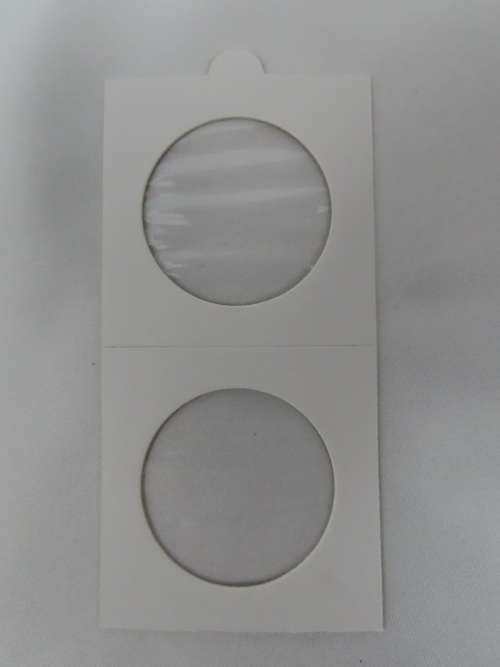 35 mm Self Adhesive Coin Holders, 20 x Hartberger Coin Flips, No PVC