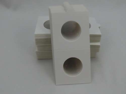 27.5 mm Self Adhesive Coin Holders, 20 x Hartberger Coin Flips, No PVC