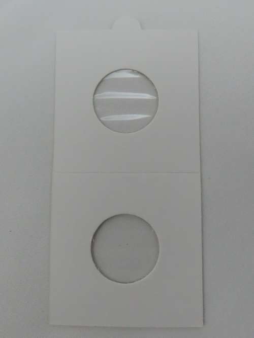 22.5 mm Self Adhesive Coin Holders, 20 x Hartberger Coin Flips, No PVC