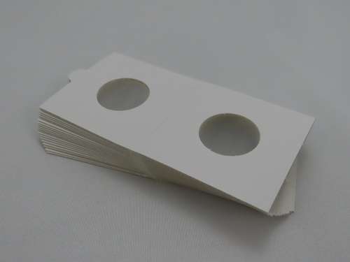 22.5 mm Self Adhesive Coin Holders, 20 x Hartberger Coin Flips, No PVC