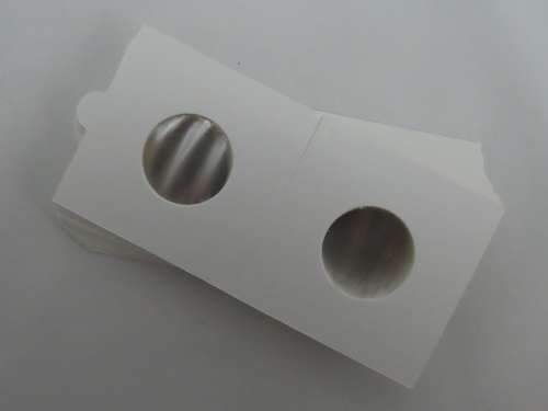 22.5 mm Self Adhesive Coin Holders, 20 x Hartberger Coin Flips, No PVC