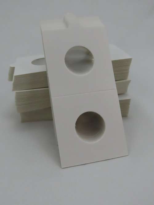 22.5 mm Self Adhesive Coin Holders, 20 x Hartberger Coin Flips, No PVC