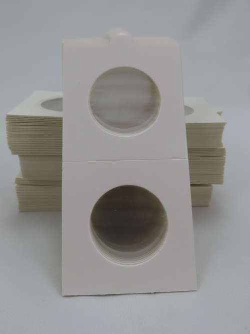 30 mm Self Adhesive Coin Holders, 20 x Hartberger Coin Flips, No PVC