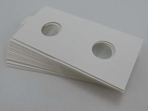 17.5 mm Self Adhesive Coin Holders, 20 x Hartberger Coin Flips, No PVC